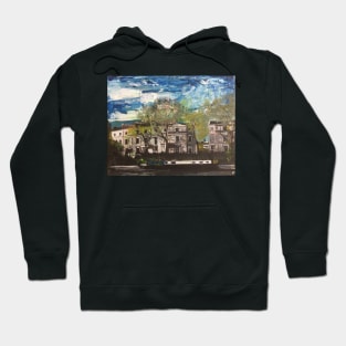 A View of Little Venice in Spring, London Hoodie